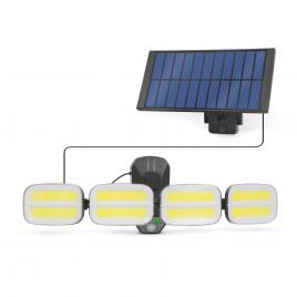 Reflector solar cu senzor de mișcare - cu unitate solară prin cablu - 8 led-uri cob