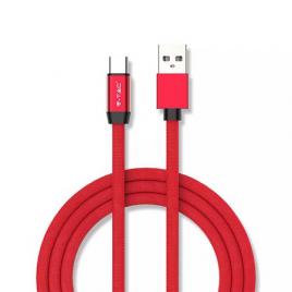 Cablu tip c 1m ruby edition - rosu