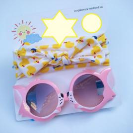 Set bentita si ochelari de soare - peepers (marime disponibila: 12-18 luni