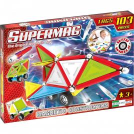 Supermag tags wheels - set constructie 103 piese