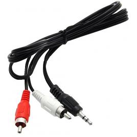 Cablu Audio 2x RCA - Jack 3.5 Stereo, 1.5m Lungime - Tip Male-Male pentru Sistem HIFI, Semnal Audio HD
