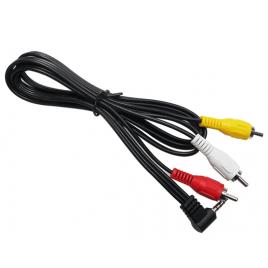 Cablu Jack 3,5 Stereo 4 Pini Tata - 3xRCA Tata, 1.5m Lungime - Tip Jack 4 Contacte pentru TV, Media Player, VCR