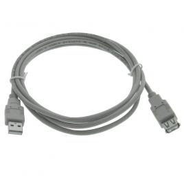 Cablu USB A Tata-Mama Gri, Versiune 2.0, 3 M Lungime - Prelungitor Extensie USB Tip Mama Tata