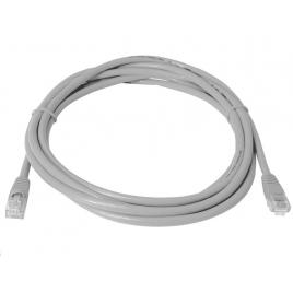 Cablu UTP Retea, Gri, Ethernet Cat 5e, 5m Lungime - Cablu Patch de Internet cu Mufa, Conector RJ45