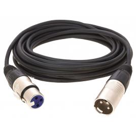 Cablu de Microfon XLR 3 Pin, Tata/Mama, Lungime 5m - Tip Male-Female pentru Microfoane cu Condensator
