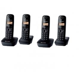 Telefon fara fir DECT Panasonic KX-TG1612FXH cu 4 receptoare