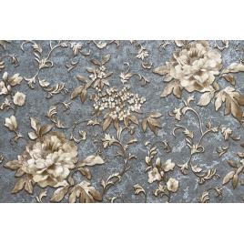 Tapet de vinil compact  Sophie decor Grafit-auriu 2-1276 pentru dormitor dimensiune 1.06 m x 10.05m