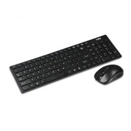 Kit tastatura + mouse wireless 2.4ghz sauros pro ibox