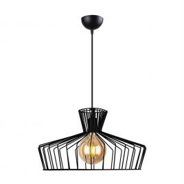 Lustra nitro luxe lighting negru 46x26x120 cm