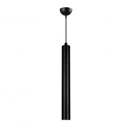 Lustra tube luxe lighting negru 25x30x126 cm