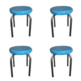 Set 4 scaune de masa culoare bleu asos home