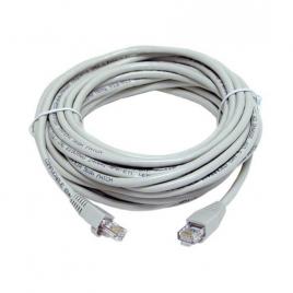 Cablu UTP Retea, Gri, Ethernet Cat 5e, 15m Lungime - Cablu Patch de Internet cu Mufa, Conector RJ45
