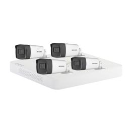 Pachet Complet Sistem Supraveghere Video 4 camere 5 MP Hikvision