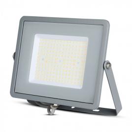 Proiector LED Cip Samsung 100W, V-TAC, 120lm/W, Corp Gri, Alb Natural