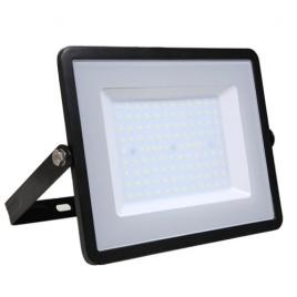 Proiector LED Cip Samsung 100W, V-TAC, 120lm/W, Corp Negru, Alb Natural