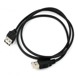 Cablu USB A Tata-Mama Negru, Versiune 2.0, 1.8 M Lungime - Prelungitor Extensie USB Tip Mama Tata