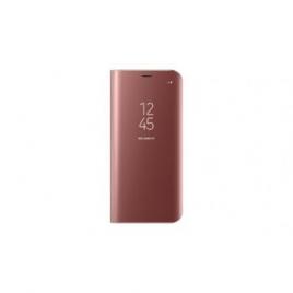 Husa Book Cover Clear view compatibil Samsung Galaxy s6 edge rose