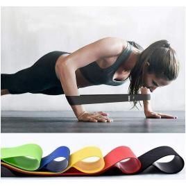 Set 5 benzii elastice pentru fitness 5 nivele de rezistenta
