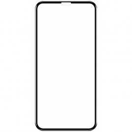 Folie de protectie din sticla 6D compatibila cu iPhone 11 Contur Negru