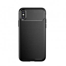 Husa Auto Focus Carbon Pentru IPhone Xs Max - Negru