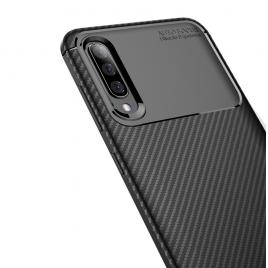 Husa Auto Focus Carbon Pentru Samsung Galaxy A50 A505 - Negru
