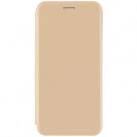 Husa Flip Cover Magnetic Pentru Samsung Galaxy A7 2018 Gold