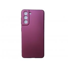 Husa compatibila cu Samsung Galaxy S21 Plus - Silicon Slim Visiniu