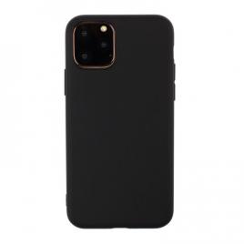 Husa din silicon mat pentru iPhone 11  negru