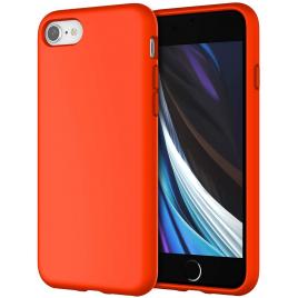 Husa Liquid soft touch compatibila cu Apple IPhone 7 / 8 / SE 2020 Intense Red ALC