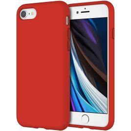 Husa Liquid soft touch compatibila cu Apple IPhone 7 / 8 / SE 2020 Red ALC