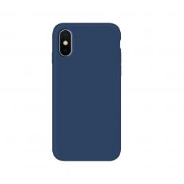 Husa Liquid soft touch compatibila cu Apple IPhone Xr Albastru ALC