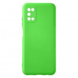 Husa Liquid soft touch compatibila cu Samsung Galaxy A03s Green Neon ALC