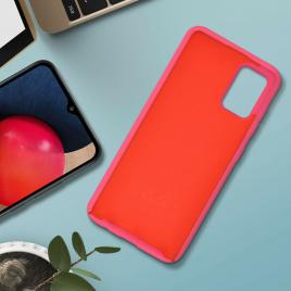 Husa Liquid soft touch compatibila cu Samsung Galaxy A03s Hot Pink ALC