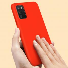 Husa Liquid soft touch compatibila cu Samsung Galaxy A03s Lady in Red ALC