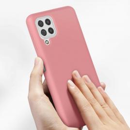 Husa Liquid soft touch compatibila cu Samsung Galaxy A22 4G Baby Pink ALC