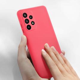 Husa Liquid soft touch compatibila cu Samsung Galaxy A32 4G Hot Pink ALC