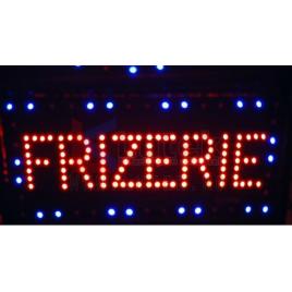 Reclama Text LED -  FRIZERIE  animatie luminoasa dinamica