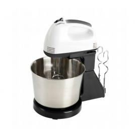 Mixer de mana cu sport si bol CF-MXIB2, 300 W, 7 trepte, inox, alb/argintiu/negru