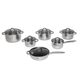 Set 12 cratite inox cu capac PL-12054