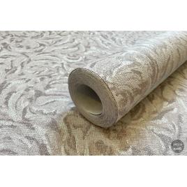 Tapet MallDeco de vinil Echard Décor bej inchis Art.1411/6 pentru dormitor hol sau living dimensiune rola 1.06m x 1005m