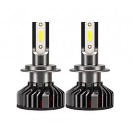 Set 2 becuri led auto f2, 100w, h7 h11 h1 h4, 10000lm, ventilator racire