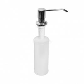 Dozator pentru detergent vase, laveo, okd030t, crom, 250 ml, incastrabil, 260x110 mm