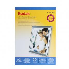 Hartie foto Kodak Ultra Premium Glossy 270 g/m2, A3, 20 coli