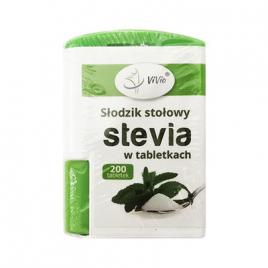 Indulcitor din extract de stevie, inlocuitor al zaharului alb, avand proprietati anti-carii, 200 tablete