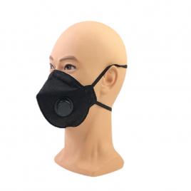 Masca de protectie tip FFP3 cu valva de expiratie cu prindere dupa cap