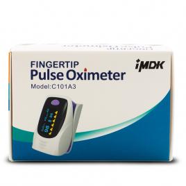 Pulsoximetru medical, IMDK, pentru deget, 1 buc, alb