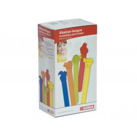 Set 50 de bucati depresor de limba  pentru copii, din plastic