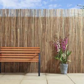Gard paravan imitatie bambus decorativ, 2.5m x 6m, Plant Master