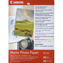 Hartie foto Canon Matte Photo Paper MP-101, 40 coli A3