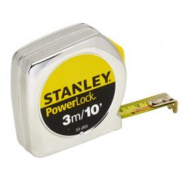 Stanley 0-33-203 ruleta powerlock classic cu carca metalica 3m/10″ x 12,7mm
